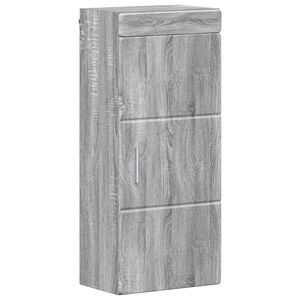 vidaXL Bathroom Wall Cabinet TULUM Grey Sonoma 37 x 24.5 x 86 cm