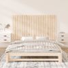 vidaXL Wall Headboard 159.5x3x90 cm Solid Wood Pine