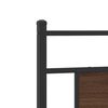 vidaXL Replace Headboard Brown Oak 75 cm Engineered Wood and Steel