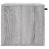 vidaXL Wall Cabinet Grey Sonoma 60x36.5x35 cm Engineered Wood