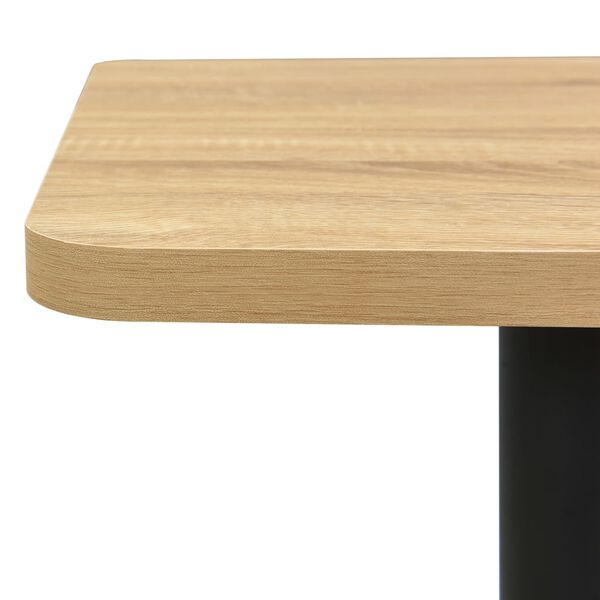 vidaXL Bistro Table Oak Colour 60x60x107 cm