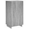 vidaXL Shoe Cabinet 48 x 38 x 87.5 cm Engineered Wood Grey Sonoma
