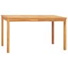 vidaXL 7 Piece Garden Dining Set Solid Wood Teak