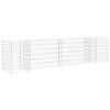 vidaXL Gabion Planter | Silver | Steel wire | 260x40x60 cm