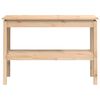 vidaXL Console Table 110x40x75 cm Solid Wood Pine