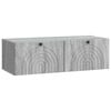 vidaXL Wall-Mounted TV Cabinet Grey Sonoma 99 x 41 x 30 cm