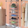 vidaXL Hanging Closet Organiser with 7 Shelves