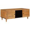 vidaXL Coffee Table Light Brown 100 x 54 x 40 cm Solid Mango Wood