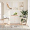vidaXL Bar Table &Oslash;50x89.5 cm Solid Wood Beech