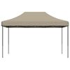vidaXL Foldable Party Tent Pop-Up Taupe 440x292x315 cm