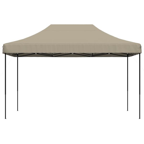vidaXL Foldable Party Tent Pop-Up Taupe 440x292x315 cm
