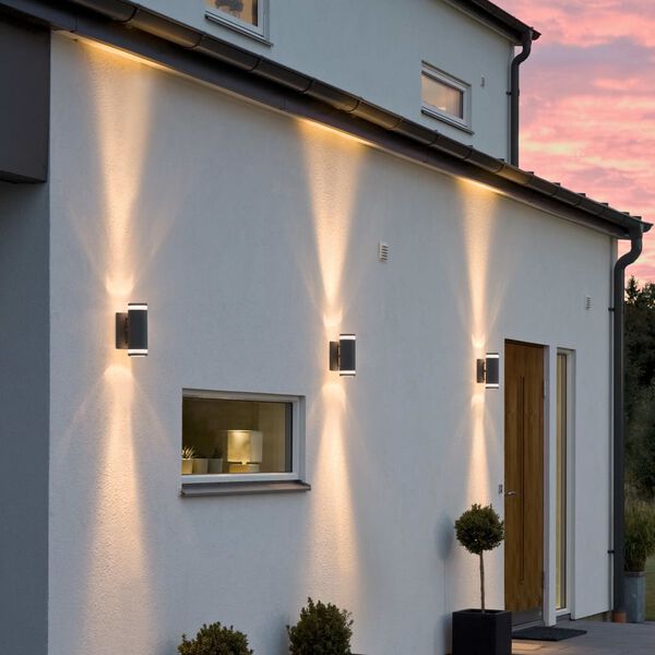 KONSTSMIDE Wall Light Modena Double Matt Black