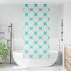 vidaXL Shower Roller Blind with Cassette 90x240 cm Fabric Width 86 cm