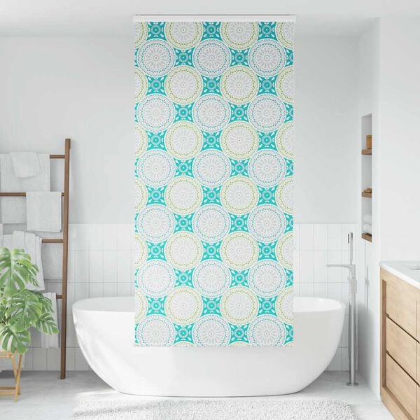 vidaXL Shower Roller Blind with Cassette 90x240 cm Fabric Width 86 cm