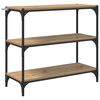 vidaXL Book Cabinet 3-Tier 80 x 33 x 70.5 cm Engineered wood