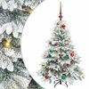 vidaXL Artificial Christmas Tree with 150 LEDs White 120 cm PE and PVC