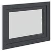 vidaXL Basement Window "RISOR" 80x60 cm Tilt&Turn DIN Right Anthracite
