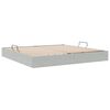 vidaXL Storage Bed with Mattress Light Grey 200 x 200 cm Velvet