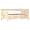 vidaXL Coffee Table White 90x50x40 cm Solid Mango Wood