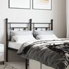 vidaXL Metal Replace Headboard Black 120 cm