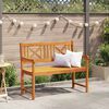vidaXL Garden Bench Brown 110 x 56 x 90 cm Solid Acacia Wood
