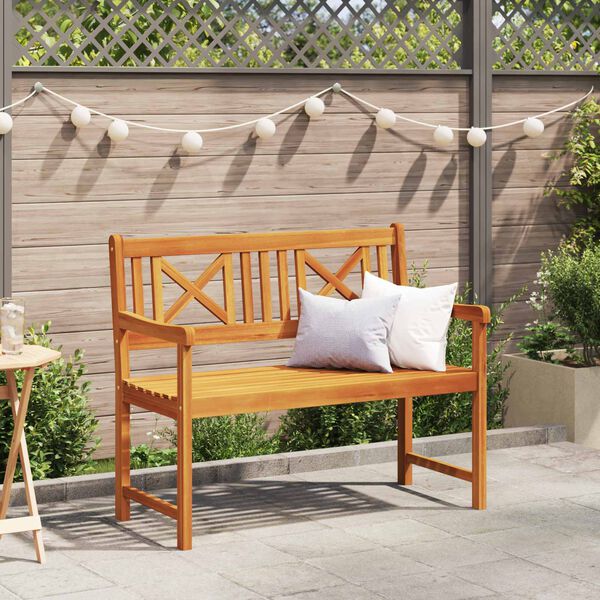 vidaXL Garden Bench Brown 110 x 56 x 90 cm Solid Acacia Wood