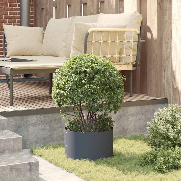 vidaXL Garden Planter 5 pcs Anthracite 30 x 30 x 20 cm