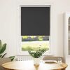 vidaXL Roller Blind Blackout Black 75x130 cm Fabric Width 70.7 cm Polyester