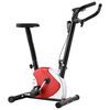 vidaXL Exercise Bike with Belt Resistance Red