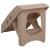 vidaXL Folding Dog Stairs Brown 62x40x49.5 cm