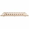 vidaXL Floor Bed Frame Brown 140 x 220 cm Solid pine wood