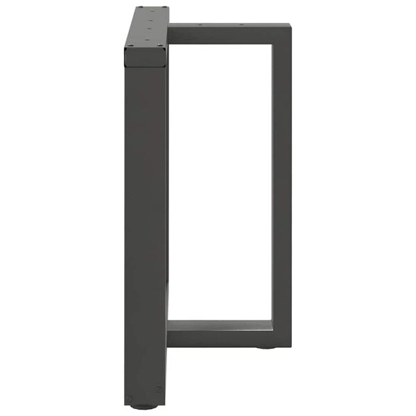 vidaXL Dining Table Legs T-Shaped&nbsp;2 pcs Anthracite 70x35x(72-73) cm Steel