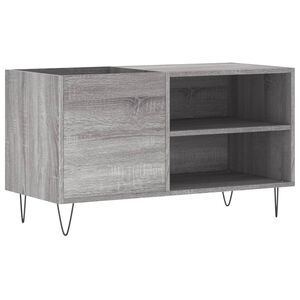 vidaXL Record Cabinet Grey Sonoma 85x38x48 cm Engineered Wood
