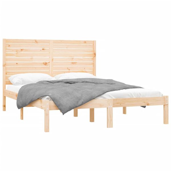 vidaXL Bed Frame without Mattress 160x200 cm Solid Wood