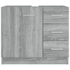 vidaXL Sink Cabinet Grey Sonoma 63x30x54 cm Engineered Wood