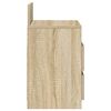 vidaXL Bedside Cabinets 2 pcs with 2 Drawers Sonoma Oak 40x33x60 cm