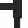 vidaXL Adjustable Work Bench Frames 2 pcs Metal 55x(69-95.5) cm Black