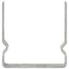 vidaXL Fence Anchors 2 pcs Silver 14x6x15 cm Galvanised Steel