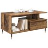 vidaXL Coffee Table Old Wood 90 x 49 x 45 cm Engineered Wood