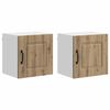 vidaXL Kitchen Cabinet Kalmar 2 pcs Artisan Oak 40 x 31 x 40 cm