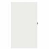vidaXL Storage Cabinet White 80 x 40 x 70 cm Cold-Rolled Steel