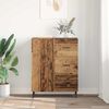 vidaXL Sideboard Old Wood 69.5 x 34 x 90 cm Engineered Wood and Iron