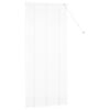 vidaXL Window Blind with Curtains Manual White Aluminium