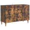 vidaXL TV Cabinet Smoked Oak 89 x 34.5 x 60 cm Engineered Wood