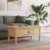 vidaXL Coffee Table with Drawer BODO Honey Brown 100 x 55 x 45.8 cm