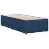 vidaXL Bed Frame without Mattress Blue 90x190 cm Single Fabric