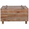 vidaXL Coffee Table 65x65x38 cm Solid Mahogany Wood
