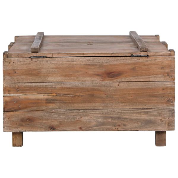 vidaXL Coffee Table 65x65x38 cm Solid Mahogany Wood