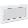 vidaXL Basement Window RISOR 110 x 60 cm PVC and Glass White