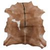 vidaXL Goatskin Mixed Brown and White 60x100 cm